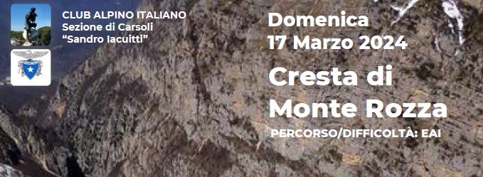 Cresta di Monte Rozza - Domenica 17 Marzo