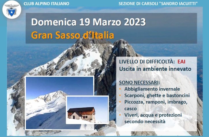 Gran Sasso d'Italia - Domenica 19 Marzo 2023