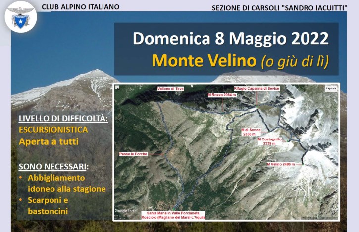 Monte Velino - 8 Maggio 2022