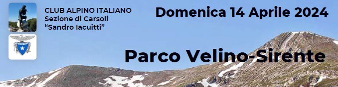 Parco Velino Sirente - Domenica 14 Aprile 2024