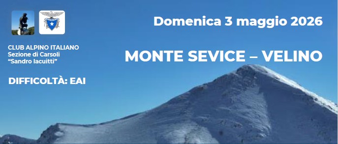 Monte Sevice Velino - Domenica 3 Maggio 2026
