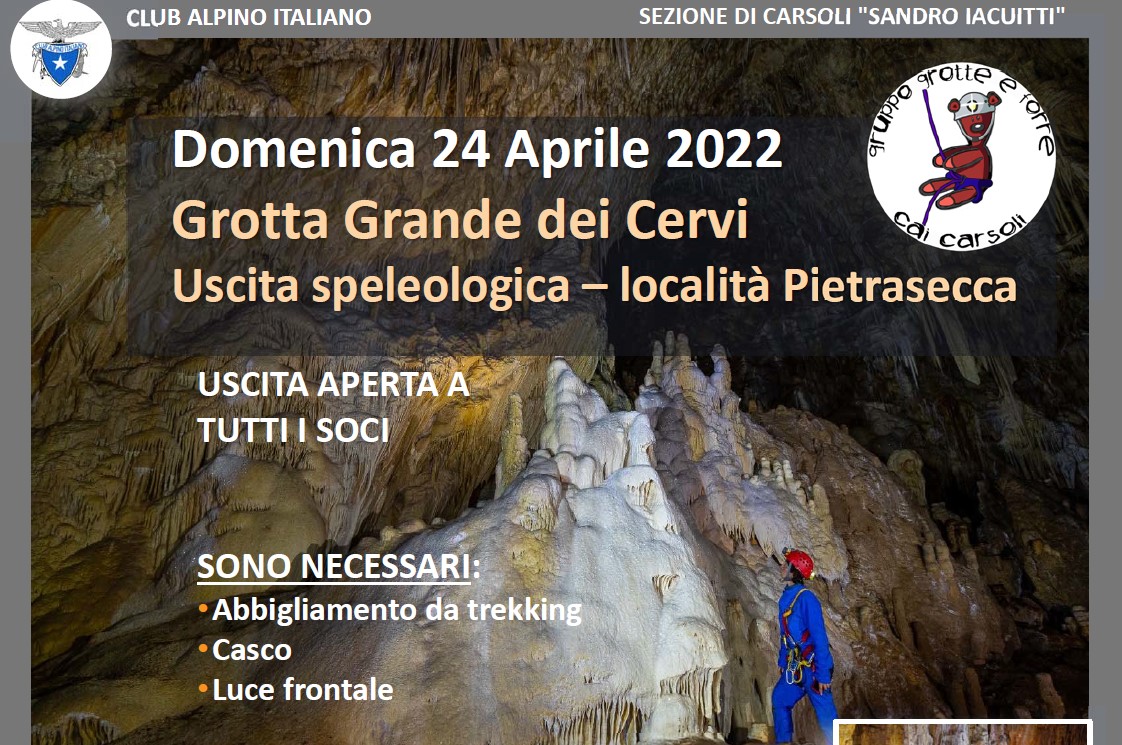 Grotta Grande dei Cervi - 24 Aprile 2022
