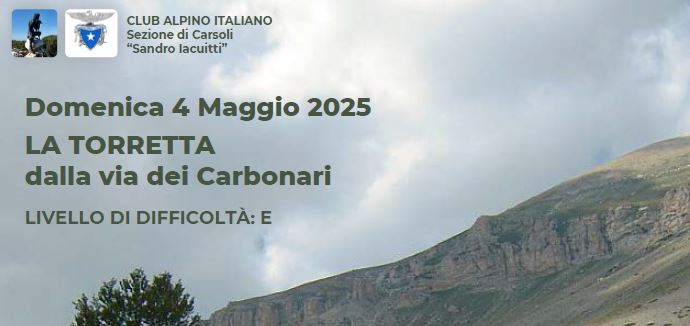 LA TORRETTA dalla via dei carbonari - Domenica 4 Maggio 2025