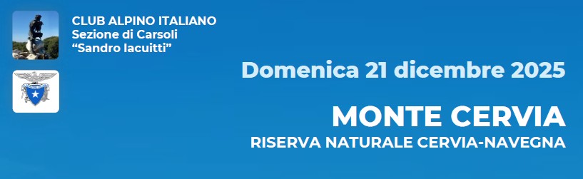Monte Cervia - Domenica 21 Dicembre 2025